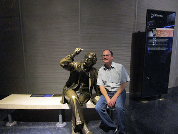 Albert showing me a star