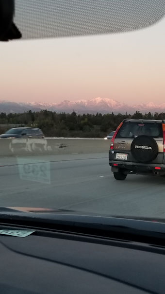 Mountains in the distance